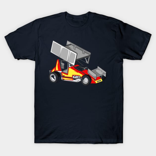 Sprint Car Racing T-Shirt by Shirtbubble